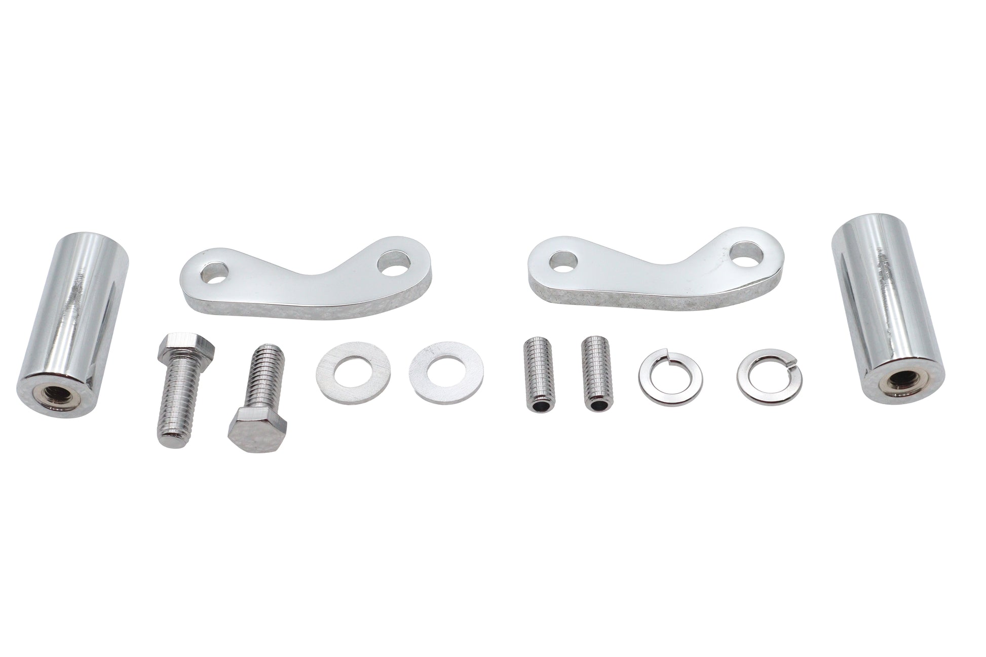 Chrome 8-1/2 Front Turn Signal Mount Set