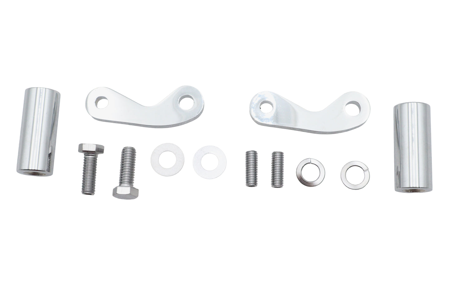 Chrome 8-1/2 Front Turn Signal Mount Set