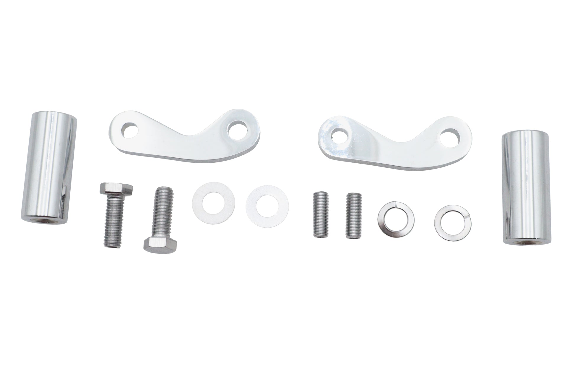 Chrome 8-1/2 Front Turn Signal Mount Set
