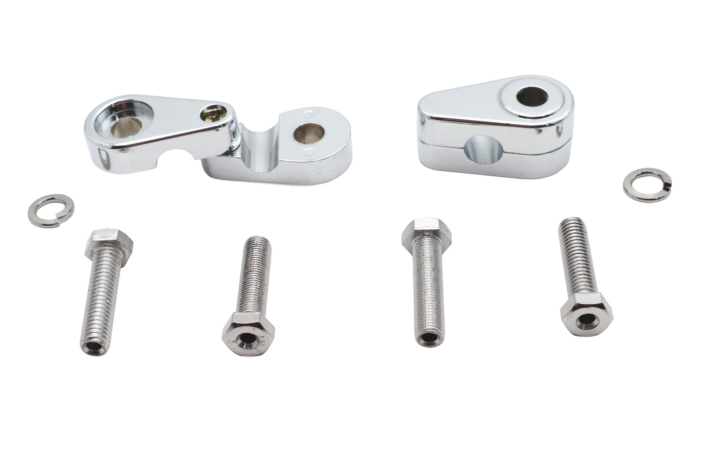 Chrome Turn Signal Clamp Set