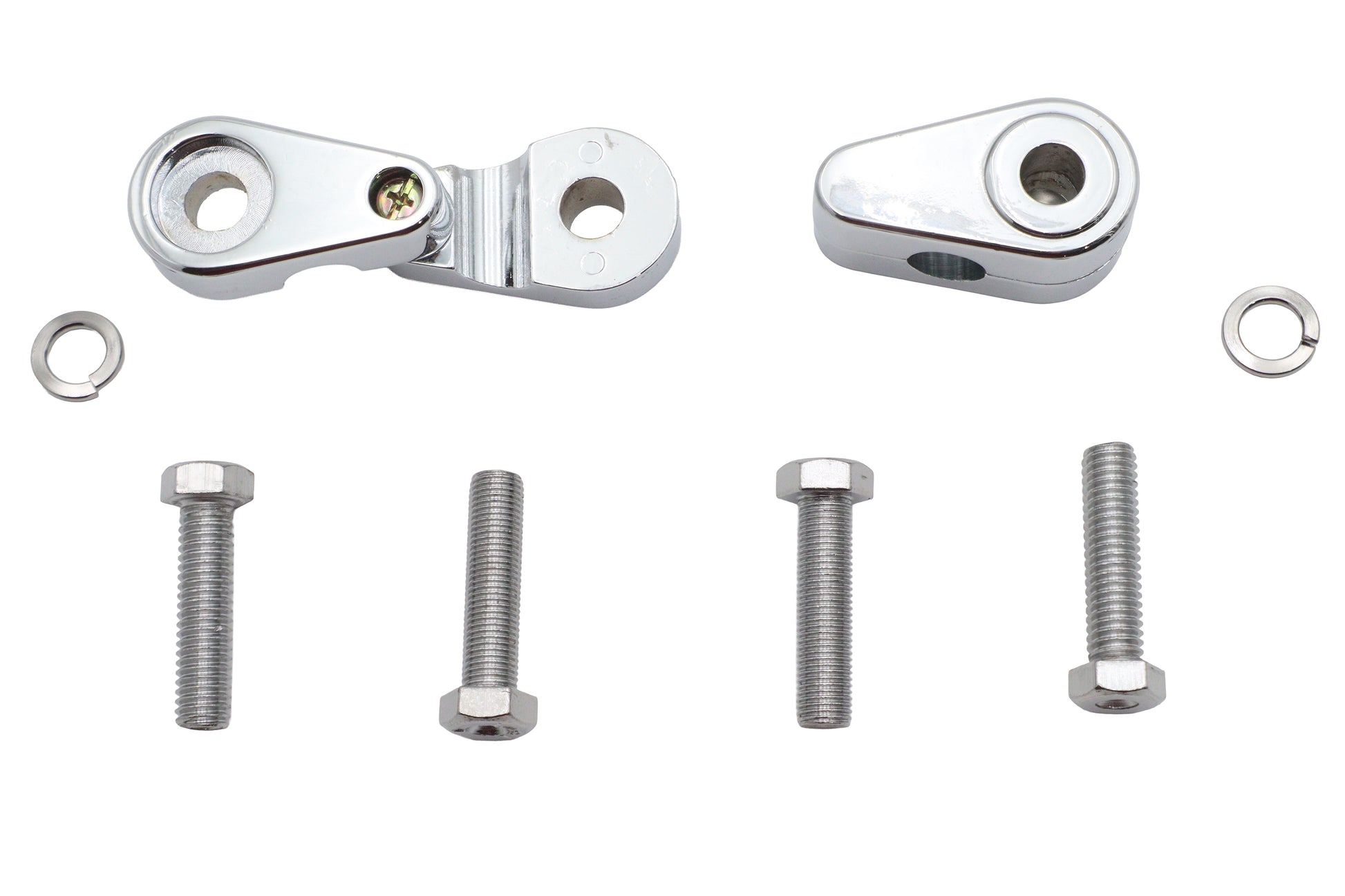 Chrome Turn Signal Clamp Set