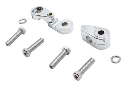 Chrome Turn Signal Clamp Set