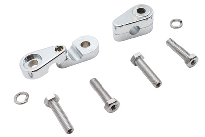 Chrome Turn Signal Clamp Set