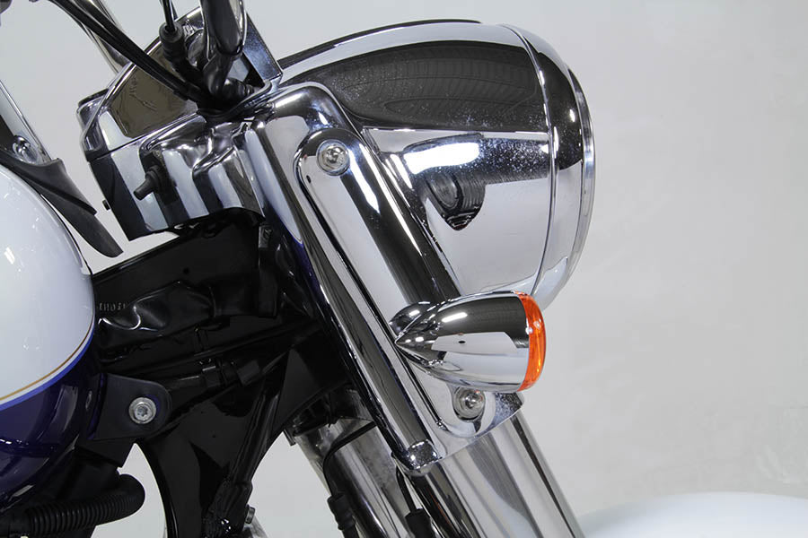 Chrome Turn Signal Bracket Set