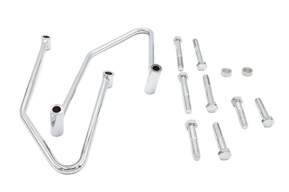 Saddlebag Support Set Chrome