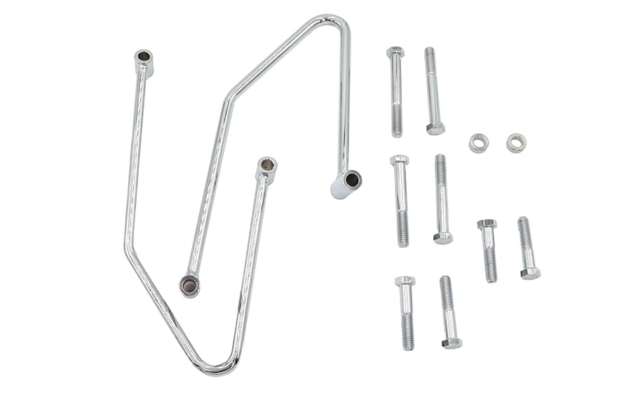 Saddlebag Support Set Chrome