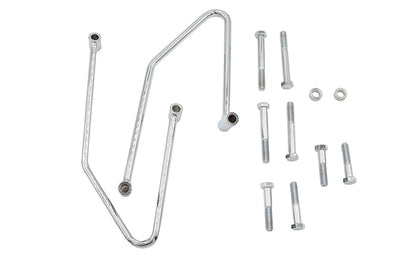 Saddlebag Support Set Chrome