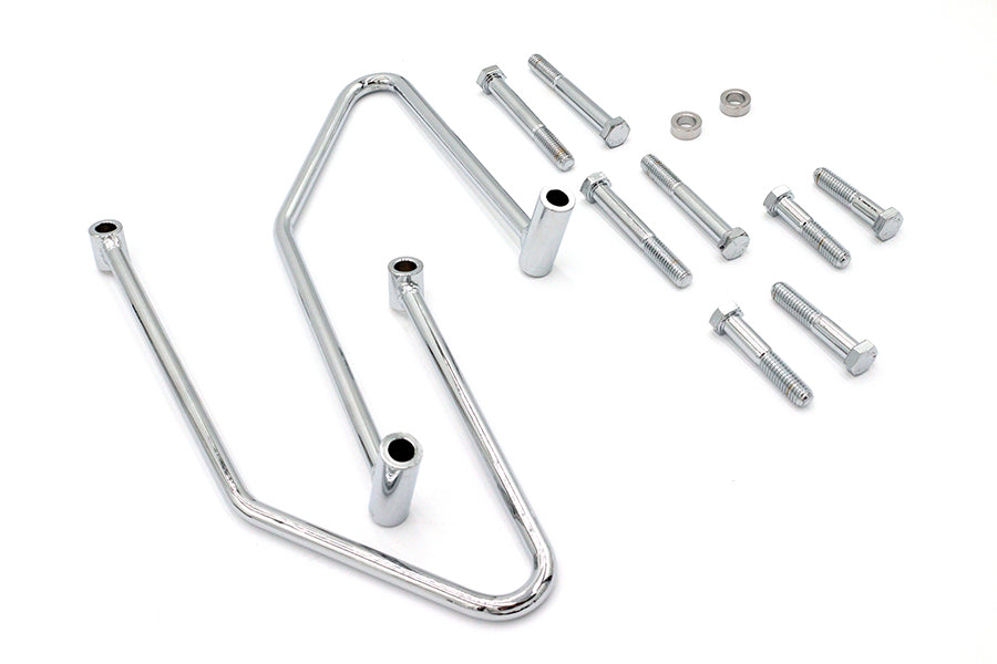 Saddlebag Support Set Chrome