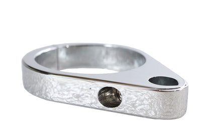 Clutch Cable Clamp Chrome