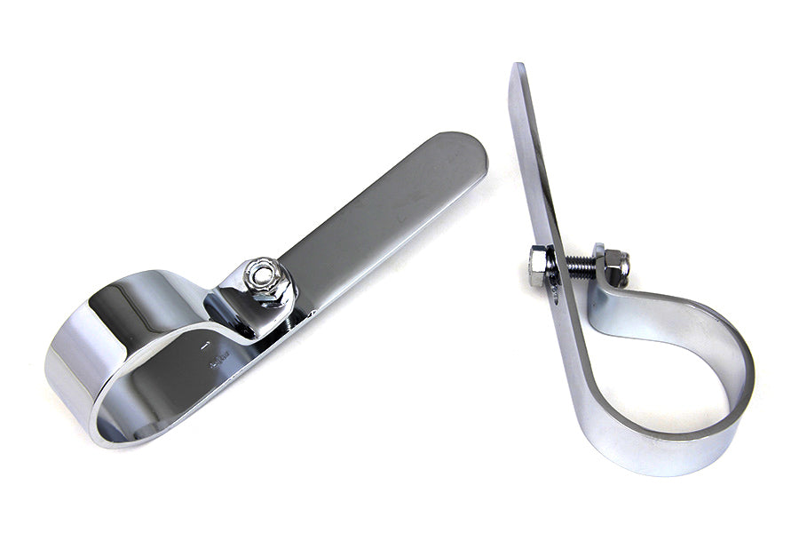 Chrome 1-3/4 Exhaust "P" Clamp Set