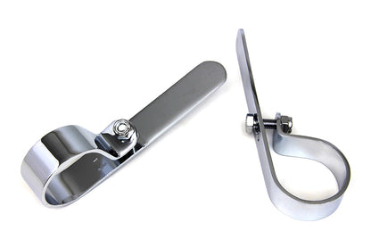 Chrome 1-3/4 Exhaust "P" Clamp Set
