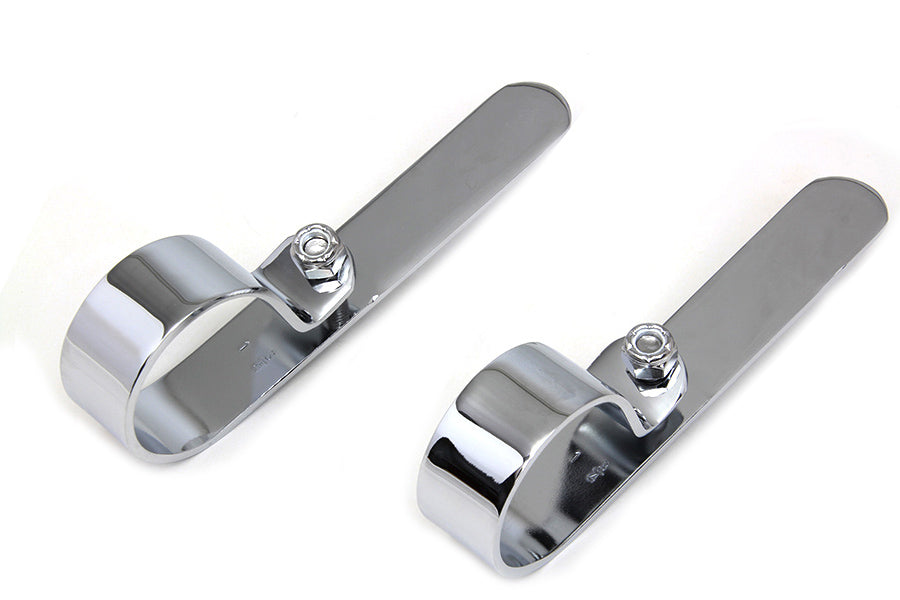 Chrome 1-3/4 Exhaust "P" Clamp Set