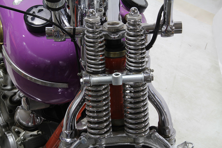 Wyatt Spring Fork Headlamp Bracket Zinc PLated