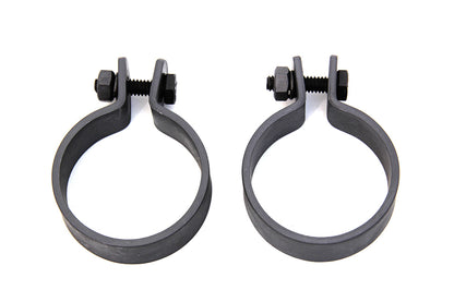 Parkerized 1-7/8 Muffler End Clamp Set