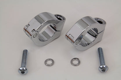 Chrome Fog Lamp Engine Bar Clamp