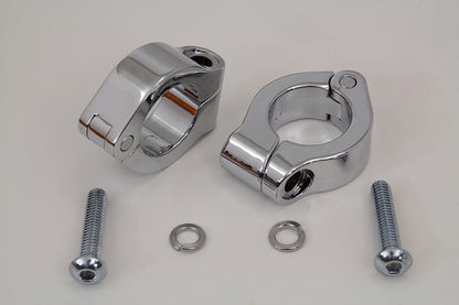 Chrome Fog Lamp Engine Bar Clamp