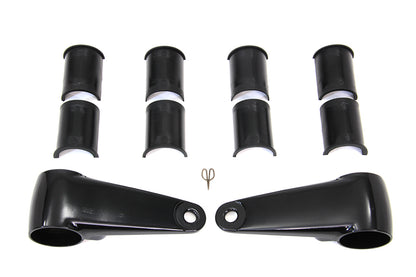 Side Mount Headlamp Bracket Kit Black