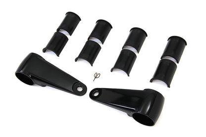 Side Mount Headlamp Bracket Kit Black