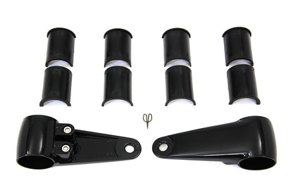 Side Mount Headlamp Bracket Kit Black