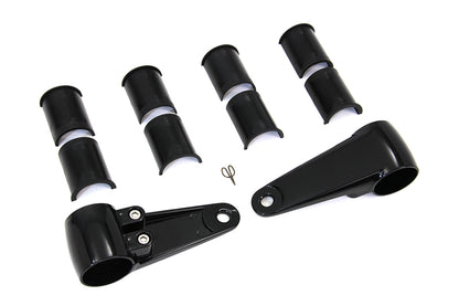 Side Mount Headlamp Bracket Kit Black