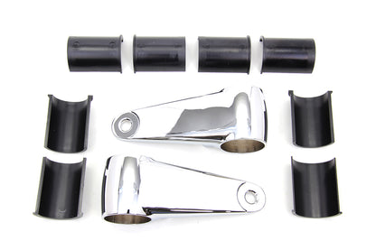 Universal Headlamp Mount Bracket Chrome