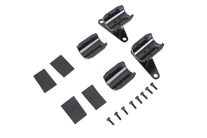 Spring Fork Fender Black Mount Clamp Set