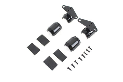 Spring Fork Fender Black Mount Clamp Set