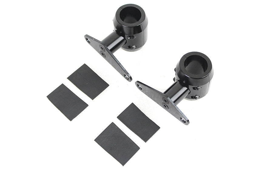 Spring Fork Fender Black Mount Clamp Set