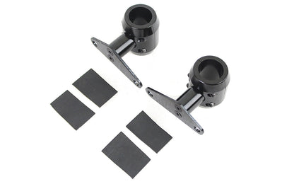 Spring Fork Fender Black Mount Clamp Set