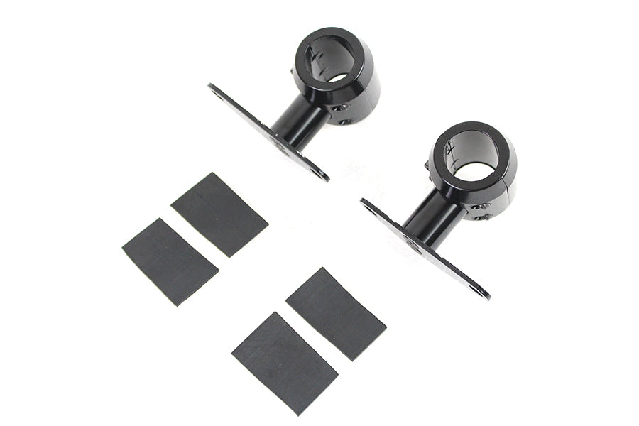 Spring Fork Fender Black Mount Clamp Set