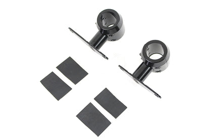 Spring Fork Fender Black Mount Clamp Set