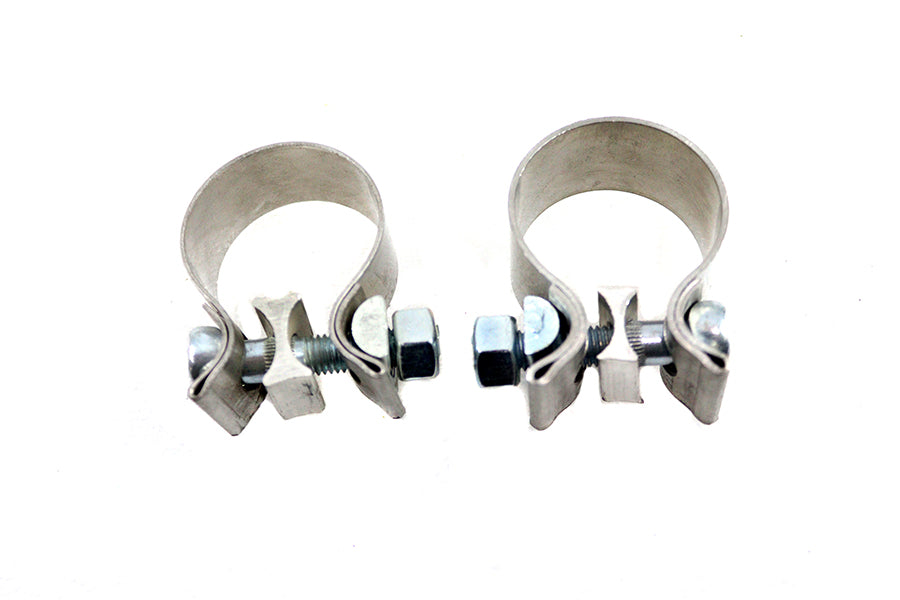 1-7/8 Muffler End Clamp Set Stainless Steel