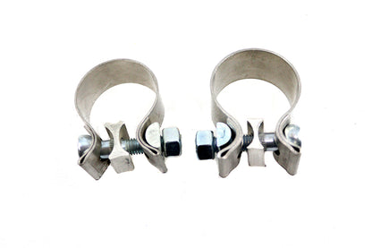 1-7/8 Muffler End Clamp Set Stainless Steel
