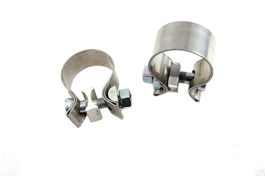1-7/8 Muffler End Clamp Set Stainless Steel