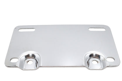 Lamp Bar Mount Plate Chrome
