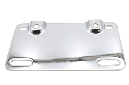 Lamp Bar Mount Plate Chrome