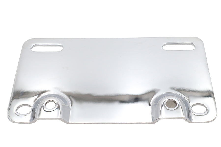 Lamp Bar Mount Plate Chrome