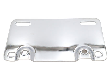 Lamp Bar Mount Plate Chrome