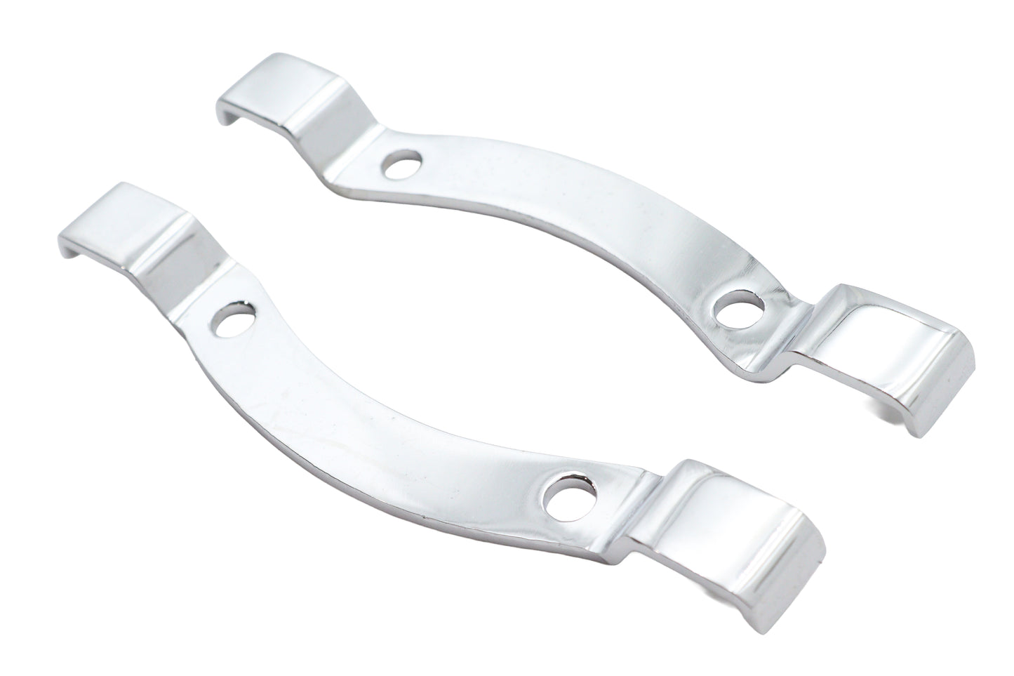 Chrome Bracket Set for Sissy Bar Pad