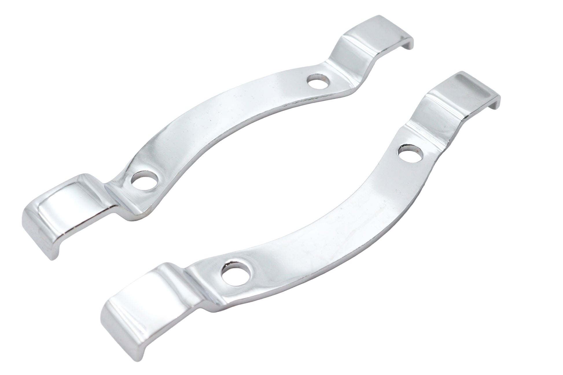 Chrome Bracket Set for Sissy Bar Pad
