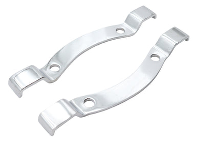 Chrome Bracket Set for Sissy Bar Pad