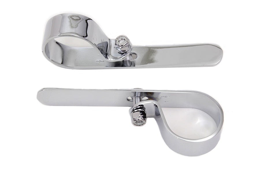 Chrome 1-3/4 Exhaust "P" Clamp Set