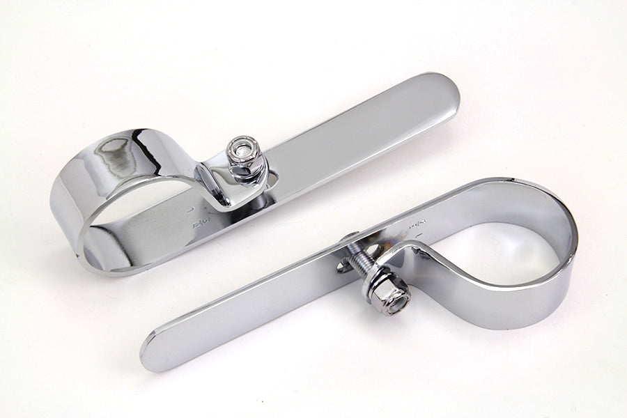 Chrome 1-3/4 Exhaust "P" Clamp Set