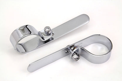 Chrome 1-3/4 Exhaust "P" Clamp Set