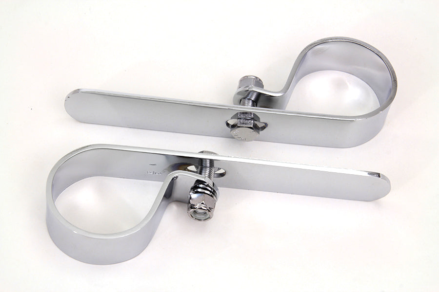 Chrome 1-3/4 Exhaust "P" Clamp Set