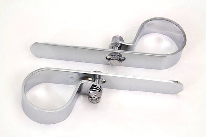 Chrome 1-3/4 Exhaust "P" Clamp Set