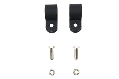 Black 1 Muffler Clamp Set