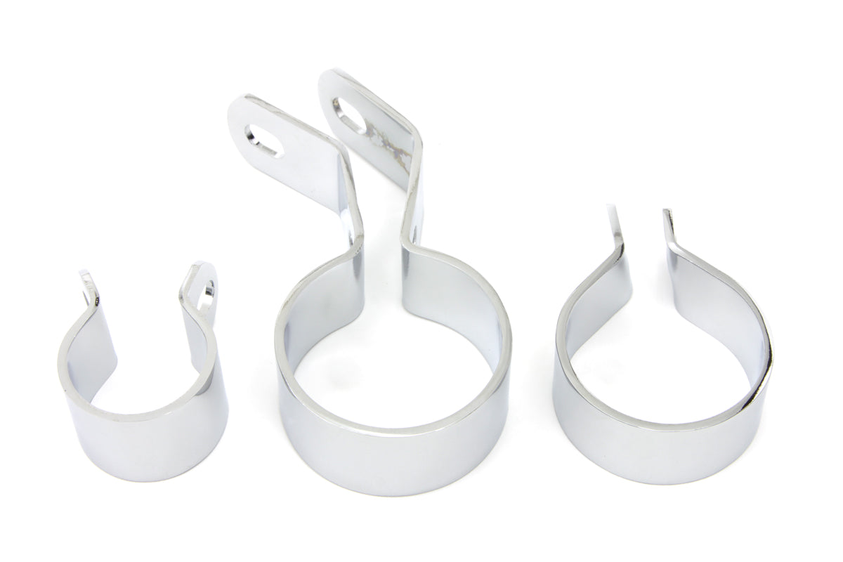 Chrome Exhaust Clamp Kit