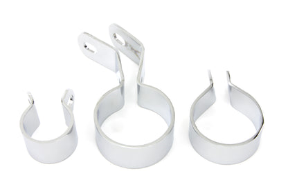 Chrome Exhaust Clamp Kit