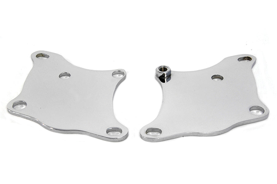 Chrome Front Lower Motor Mounts